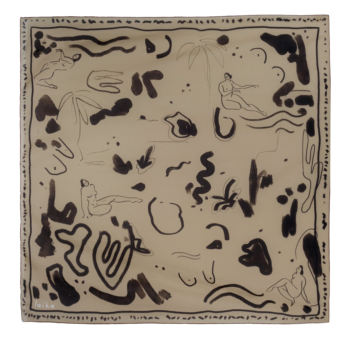 "earthy" cotton scarf