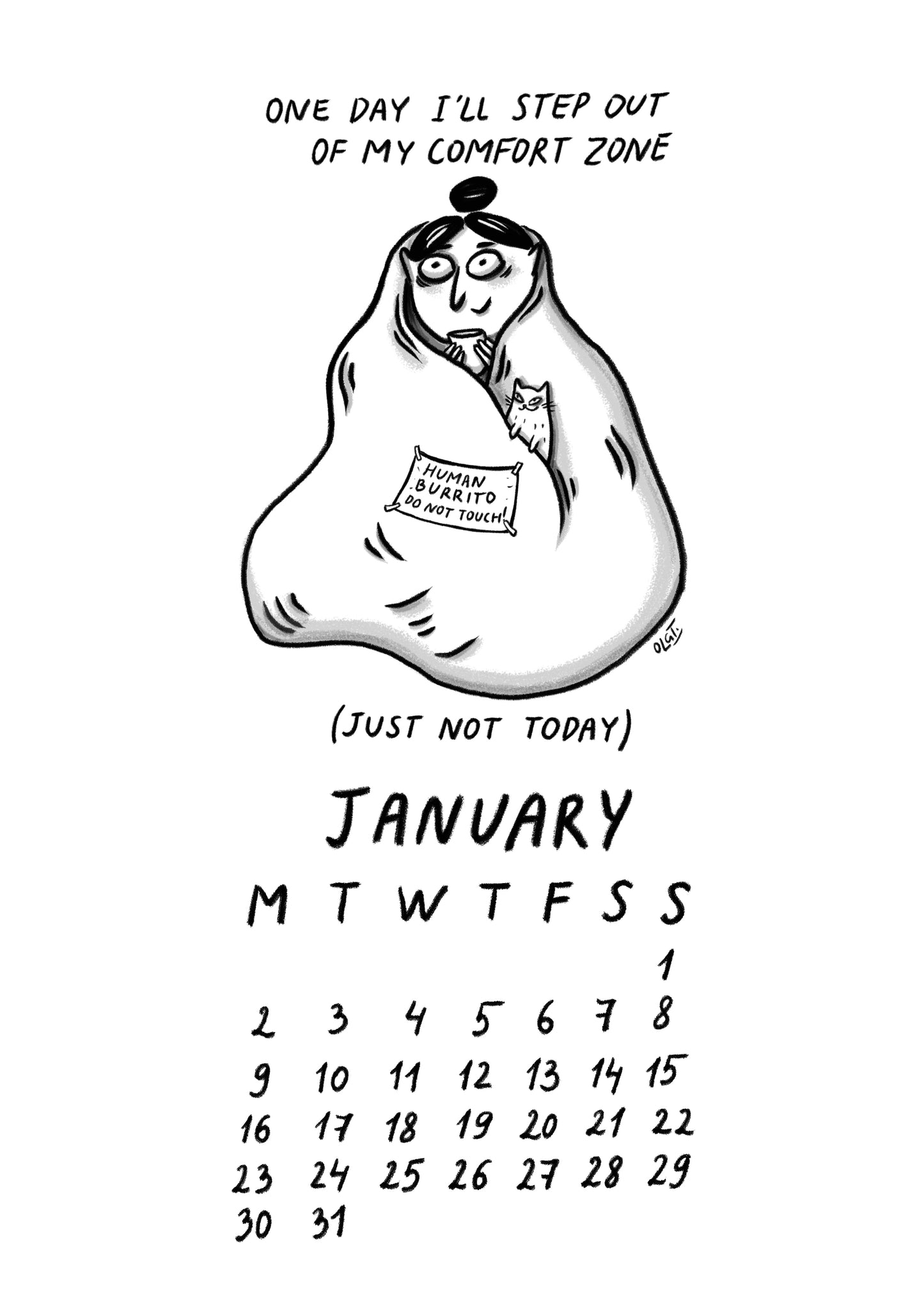 2023 calendar "girls wanna have fun in 2023"