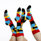 "stripy" socks